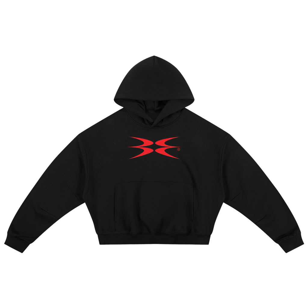 Essential Boxy Darted Sleeve Hoodie