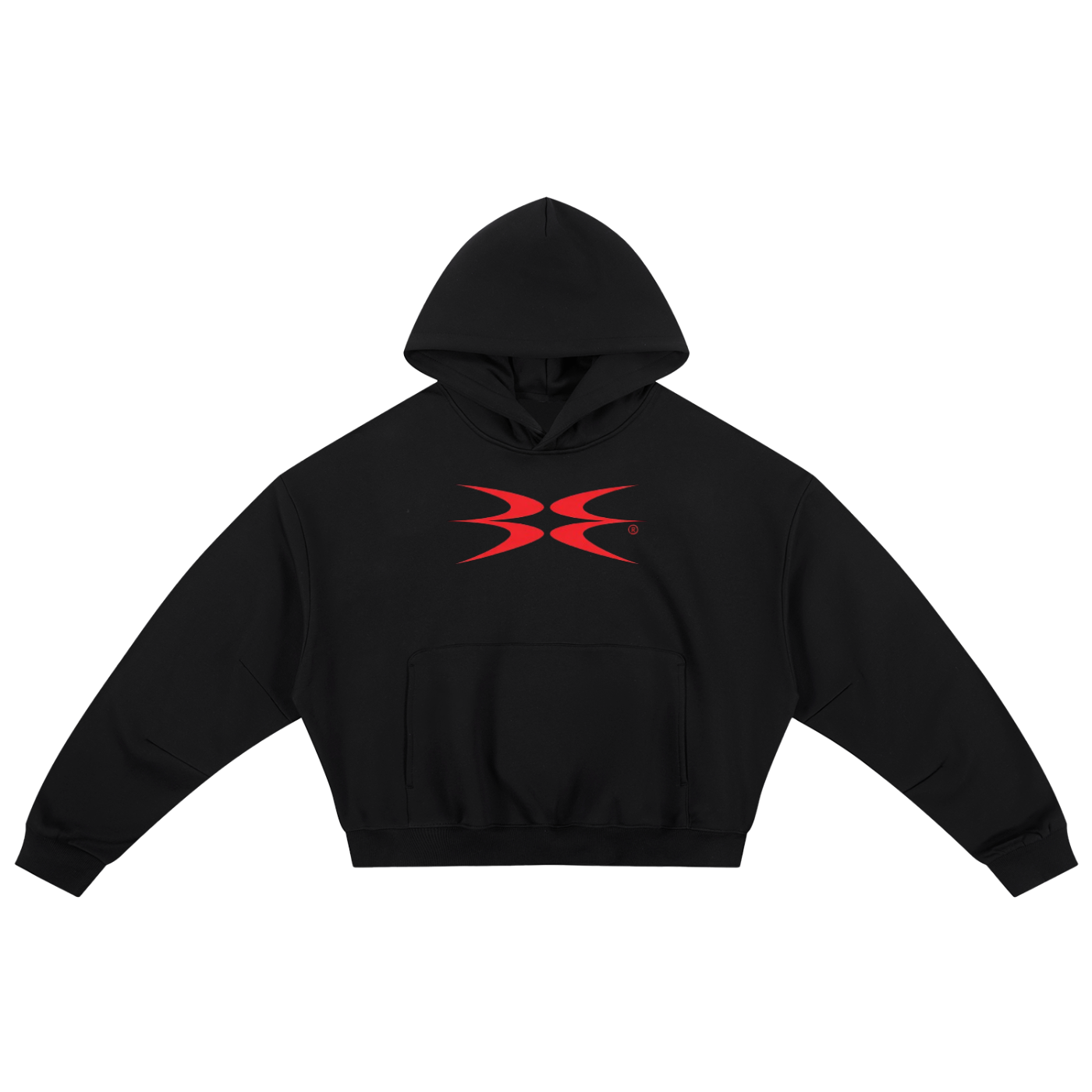 Essential Boxy Darted Sleeve Hoodie